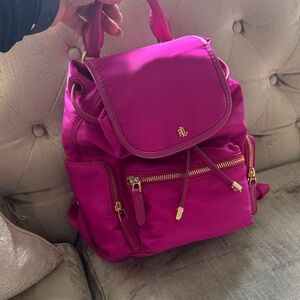 Ralph Lauren Fuchsia Backpack